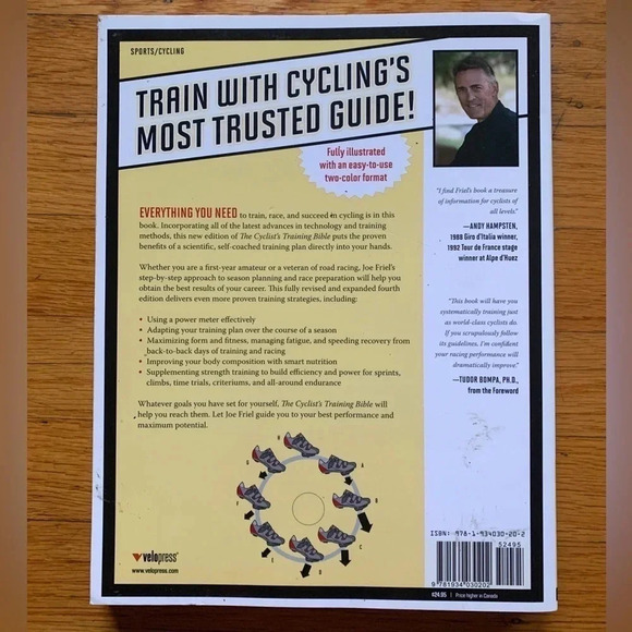 The Cyclist’s‎ Training Bible by Joe Friel - 4th Edition - Picture 2 of 3